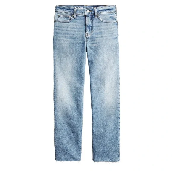 J.Crew Women’s Classic Straight High Rise Jeans - Size 28 - Picture 3 of 9
